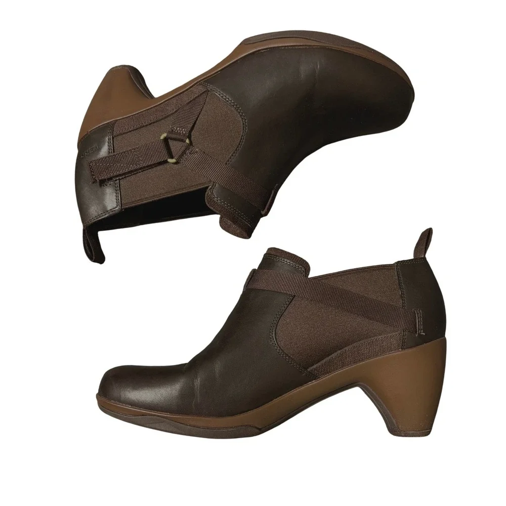 Merrell Evera Rush Ankle Booties Women 10 Espresso Brown Leather